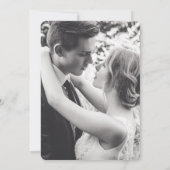 Invitation amour forte couleur diamant aquarelle après la fêt (Dos)