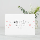 Invitation Amour & Mariage (Debout devant)