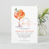 Invitation Amour Moderne au Premier Spritz : Baby Shower de M (Debout devant)