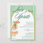 Invitation Amour Moderne Et Frais Au First Spritz Fête des ma (Devant)