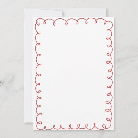 Invitation Amour & Pizza | Fête des mariées lunaire (Dos)