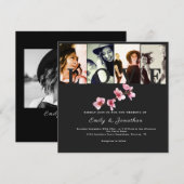 Invitation Amour pour toujours (Devant / Derrière)