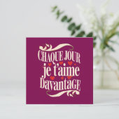 Invitation Amour pour Toujours (Debout devant)