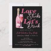Invitation Amour pue Black Anti Valentine's Day Party (Devant)