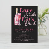 Invitation Amour pue Black Anti Valentine's Day Party (Debout devant)