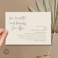 Amour, rire et Happy toujours après, Elopement I