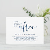 Invitation Amour, Rire Et Heureux Jamais Après La Réception (Debout devant)