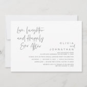 Invitation Amour, Rires et Heureux pour toujours, Élitement I (Devant)