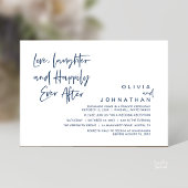 Invitation Amour, Rires et Pour Toujours Heureux, Moderne