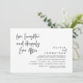 Invitation Amour, Rires et Pour Toujours, Moderne (Debout devant)