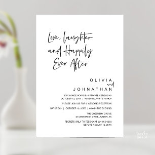 Invitation Amour, Rires et Pour Toujours, Moderne