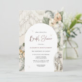 Invitation Amour sauvage | Boho Macrame Fête des mariées de v (Debout devant)