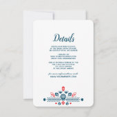 Invitation Amour scandinave | Détails pour les invités au mar (Devant)