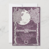 Invitation Amour sous les étoiles, épousant (Devant)