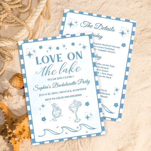 Invitation Amour Sur Le Lac Bachelorette