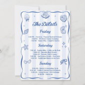 Invitation Amour Sur Le Lac Bachelorette (Dos)