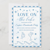 Invitation Amour Sur Le Lac Bachelorette (Devant)