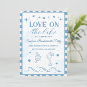 Invitation Amour Sur Le Lac Bachelorette (Debout devant)