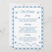Invitation Amour Sur Le Lac Bachelorette (Dos)
