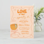 Invitation Amour tiré à la main à la Fête des mariées First S (Debout devant)
