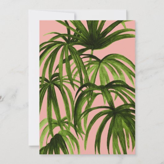 Invitation Amour Tropical (Dos)