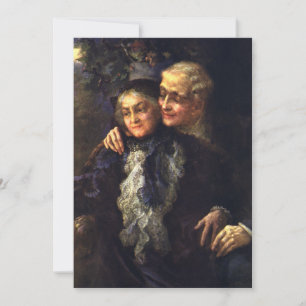 Invitation Amour vintage et romance, fête du 50e anniversaire