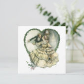 Invitation Amour vintage, Mariage de Noël victorien (Debout devant)