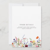 Invitation Amoureusement à l'état sauvage Fête de Mariage aux (Dos)