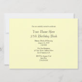 Invitation Amoureux à Paris (Dos)