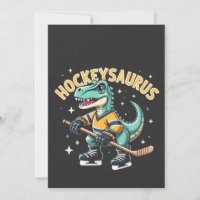 Amoureux de dinosaure de hockey sur glace Hockeysa