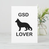 Invitation Amoureux de GSD (Debout devant)