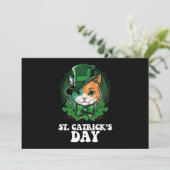 Invitation Amoureux de les chats de la Saint-Patrick (Debout devant)