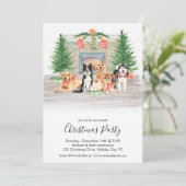 Invitation Amoureux des chiens Chiens de marionnettes Noël Fê (Debout devant)