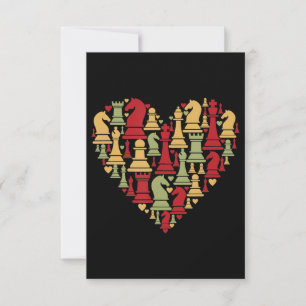 Invitation Amoureux des échecs   J'Aime Vraiment Jouer Aux Éc
