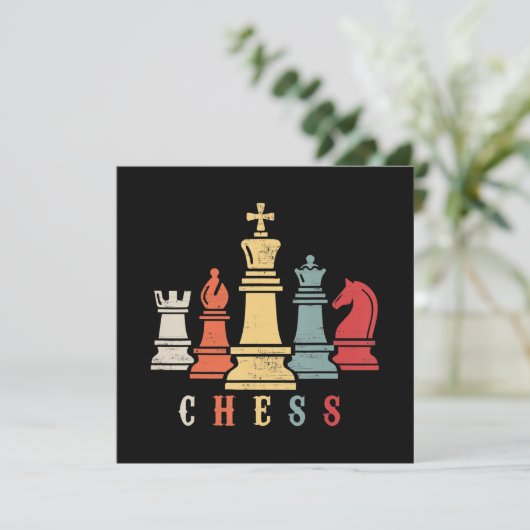 Invitation Amoureux des échecs | Jeu d'échecs Checkmate Cadea (Debout devant)