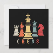 Invitation Amoureux des échecs | Jeu d'échecs Checkmate Cadea (Devant)