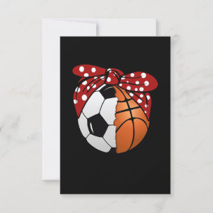 Invitation Amoureux du sport   Football Et Basket Ensemble