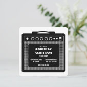 Invitation Amplifier la musique de haut-parleur anniversaire (Debout devant)