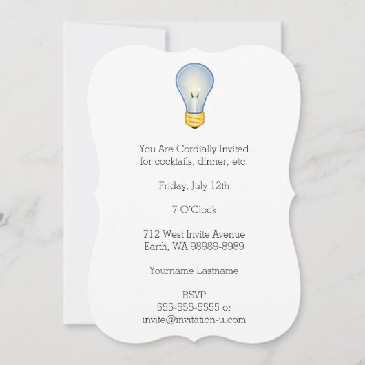 Invitation Ampoule (Devant)