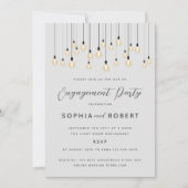 Invitation Ampoules anciennes Suspendre les lumières de la pa (Devant)