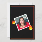 Invitation Amusant 50e anniversaire "Hot Tamale" drôle photo (Dos)