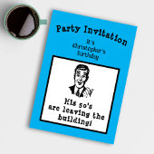 Invitation Amusant Anniversaire Rétro N'importe quel âge