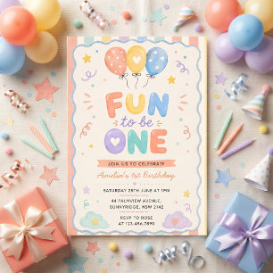 Invitation Amusant d'être un anniversaire coloré