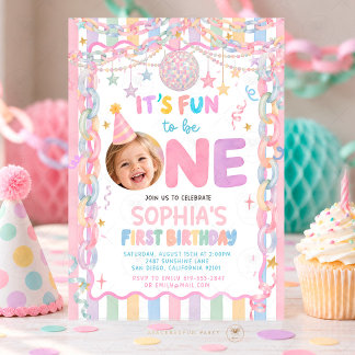 Invitation Amusant d'être un premier anniversaire