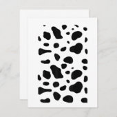 Invitation Amusant Do-it-yourself Costume Dalmatien Halloween (Devant / Derrière)