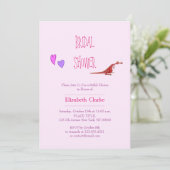 Invitation Amusant dragon en amour (Debout devant)