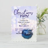 Invitation Amusant et festif (Debout devant)