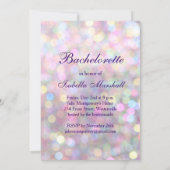 Invitation Amusant, Flirt & Bachelorette colorée (Dos)