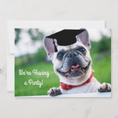 Invitation Amusant French BullDog Photo Party (Devant)