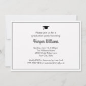 Invitation Amusant French BullDog Photo Party (Dos)